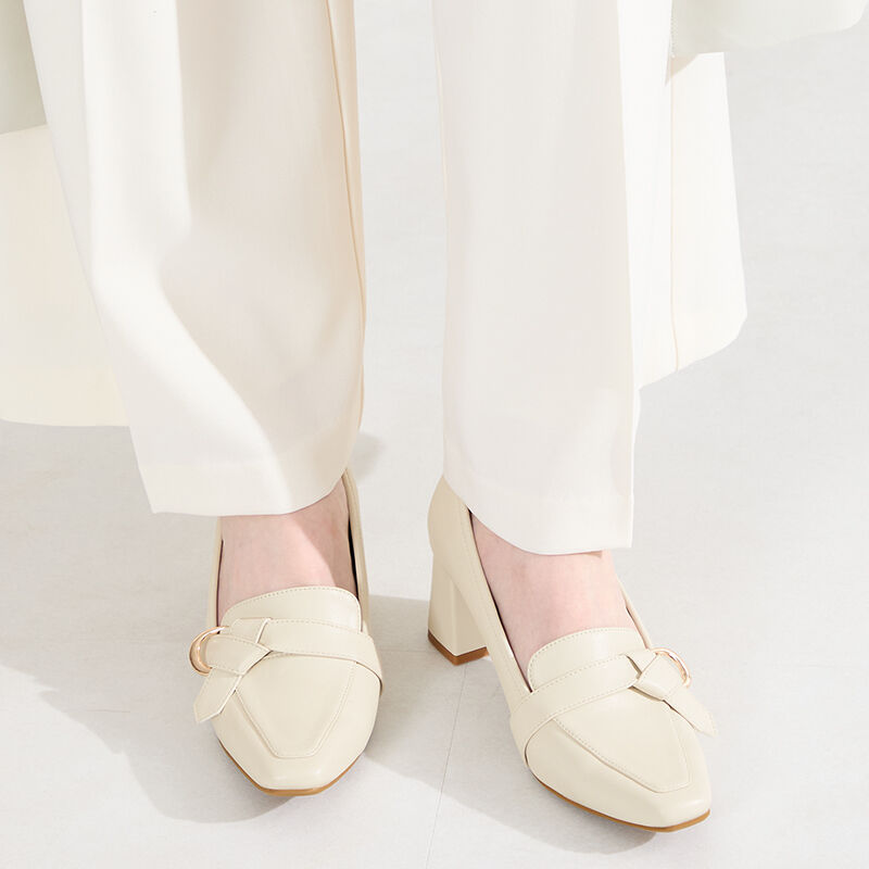 ORiental TRaffic「●2026春夏新作●サイドベルトヒールローファー/61110 ローファー ヒール 」|ローファー|