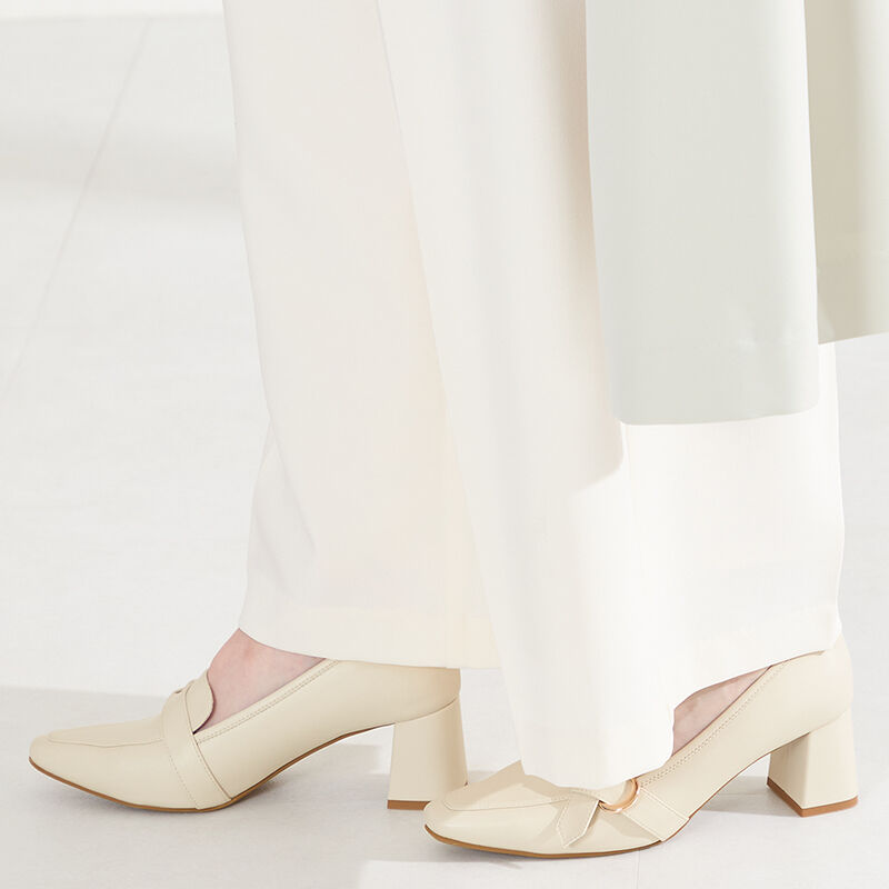 ORiental TRaffic「●2026春夏新作●サイドベルトヒールローファー/61110 ローファー ヒール 」|ローファー|