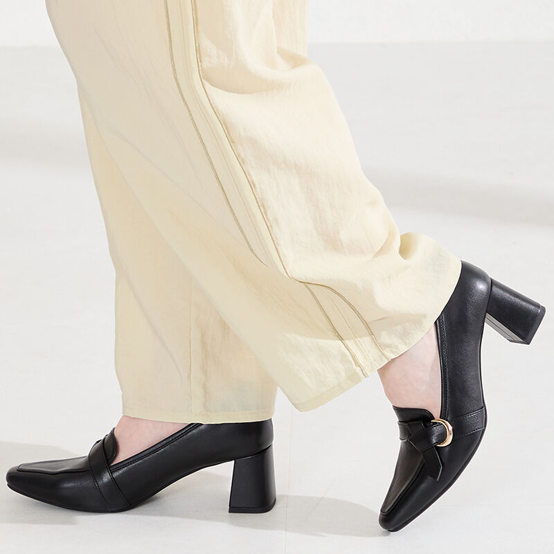 ORiental TRaffic「●2026春夏新作●サイドベルトヒールローファー/61110 ローファー ヒール 」|ローファー|