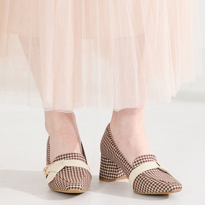 ORiental TRaffic「●2026春夏新作●サイドベルトヒールローファー/61110 ローファー ヒール 」|ローファー|