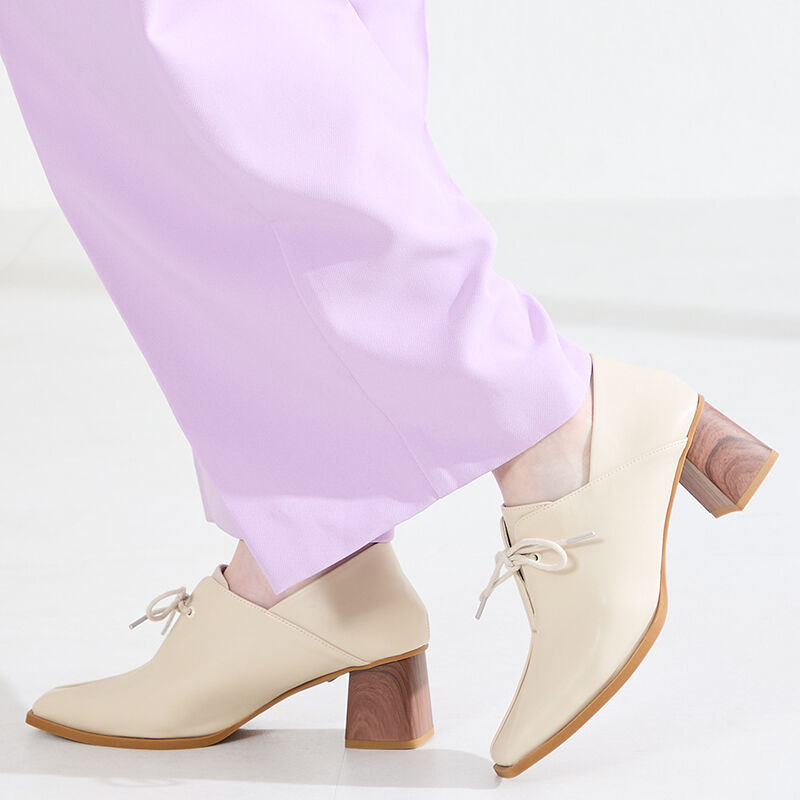 ORiental TRaffic「●2026春夏新作●ウッドヒールパンプス/61102」|パンプス|