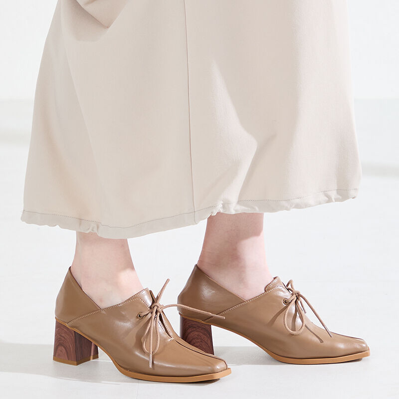 ORiental TRaffic「●2026春夏新作●ウッドヒールパンプス/61102」|パンプス|