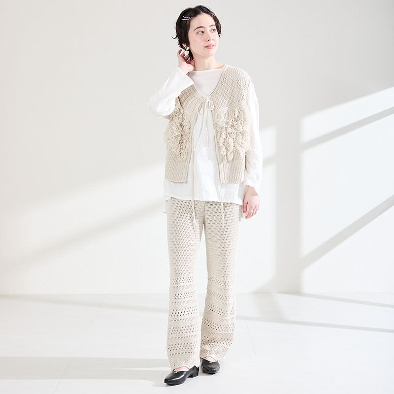 ORiental TRaffic「●2026春夏新作●ゴールドパーツVカットバブーシュ/61112」|パンプス|