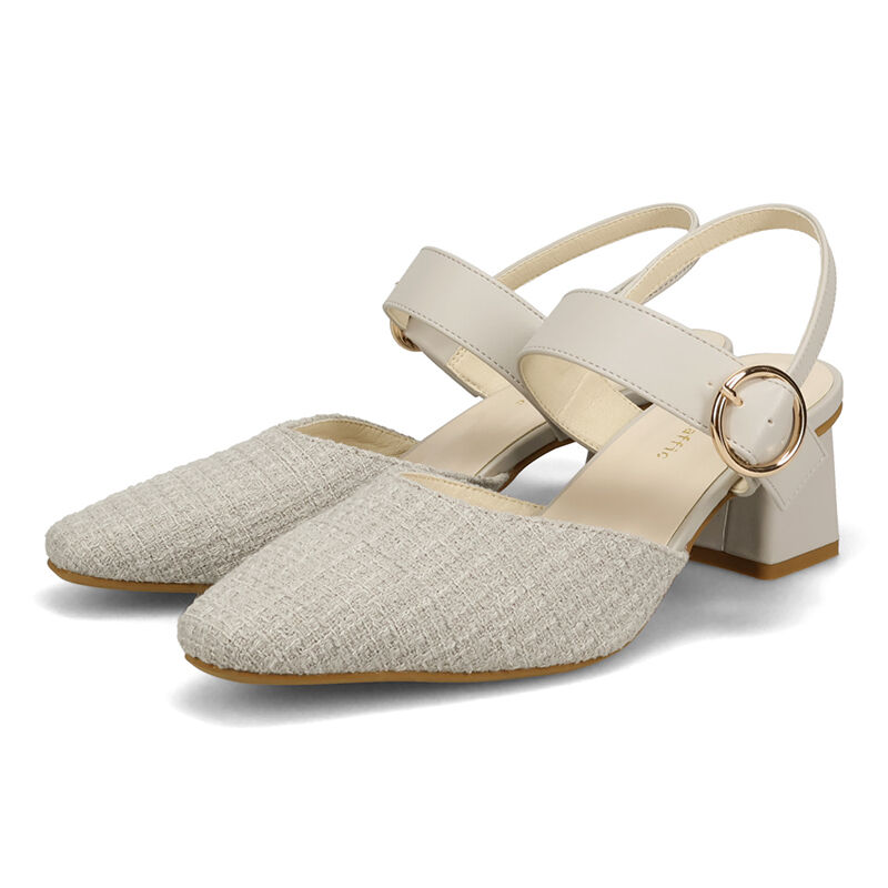 ORiental TRaffic「●2026春夏新作●ラウンドバックルセパレートパンプス/61122」|パンプス|