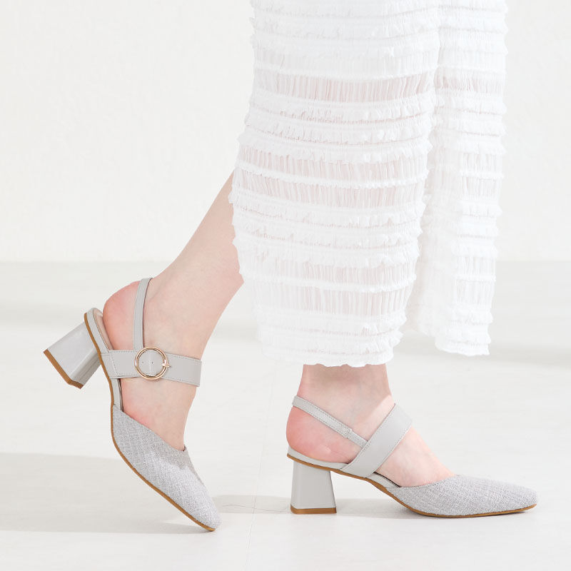 ORiental TRaffic「●2026春夏新作●ラウンドバックルセパレートパンプス/61122」|パンプス|