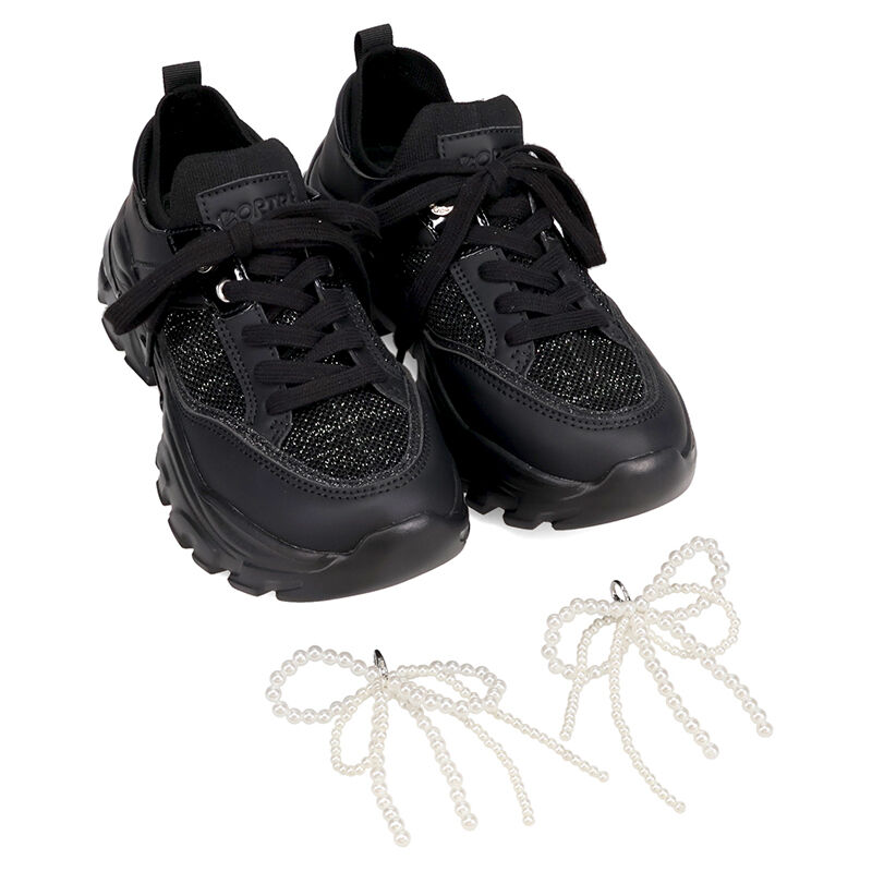 ORiental TRaffic「●2026春夏新作●2wayリボンモチーフニットスニーカー/OT3797」|スニーカー|