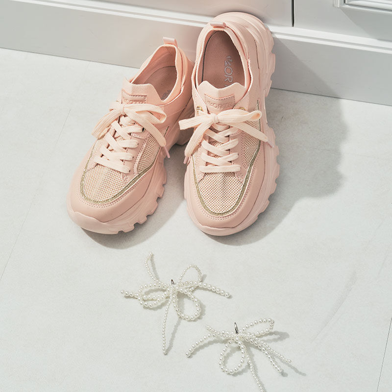 ORiental TRaffic「●2026春夏新作●2wayリボンモチーフニットスニーカー/OT3797」|スニーカー|