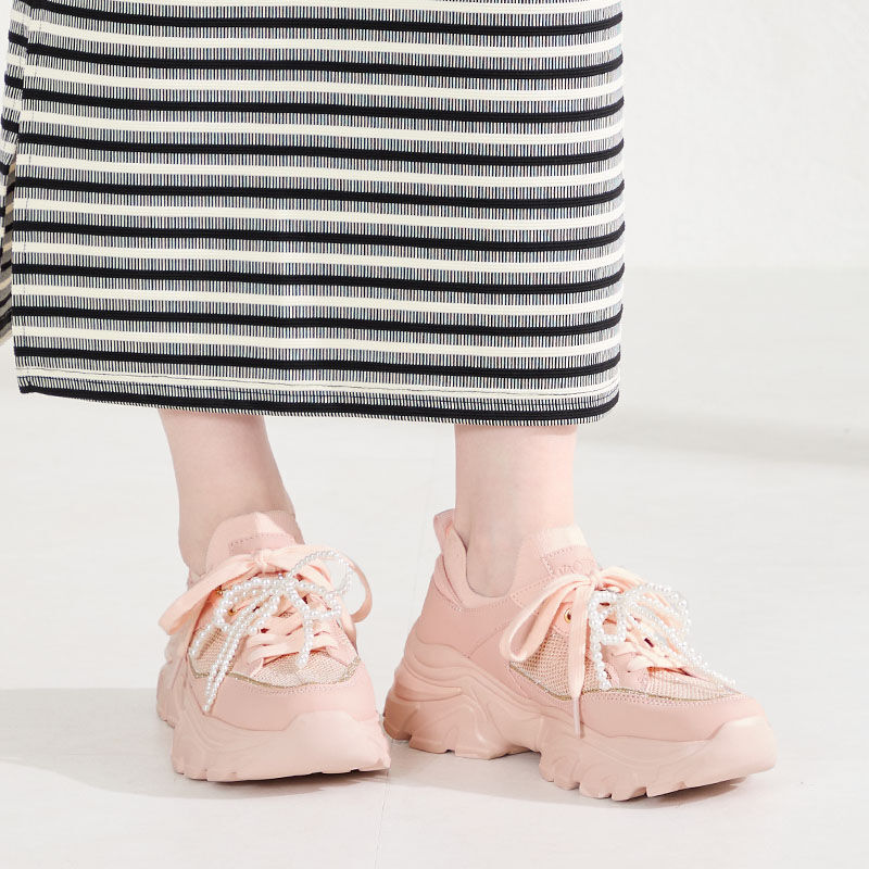 ORiental TRaffic「●2026春夏新作●2wayリボンモチーフニットスニーカー/OT3797」|スニーカー|