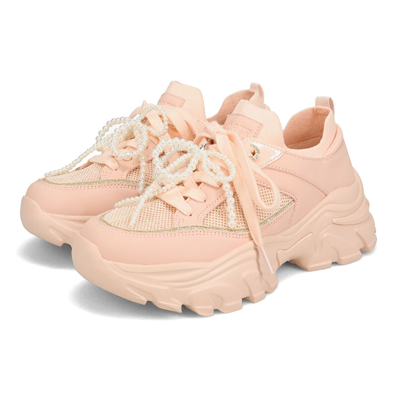 ORiental TRaffic「●2026春夏新作●2wayリボンモチーフニットスニーカー/OT3797」|スニーカー|