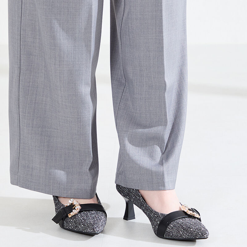 ORiental TRaffic「●2026春夏新作●ビジューバックルヒールパンプス/61104」|パンプス|