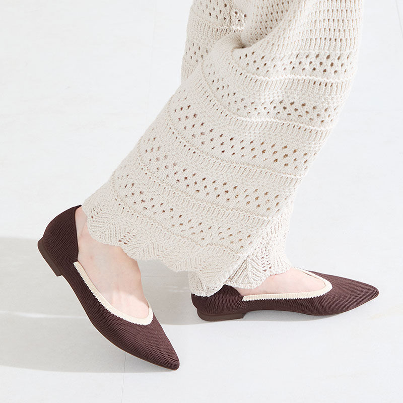 WA Oriental TRaffic「●2026春夏新作●配色ニットパンプス/62107」|パンプス|BROWN