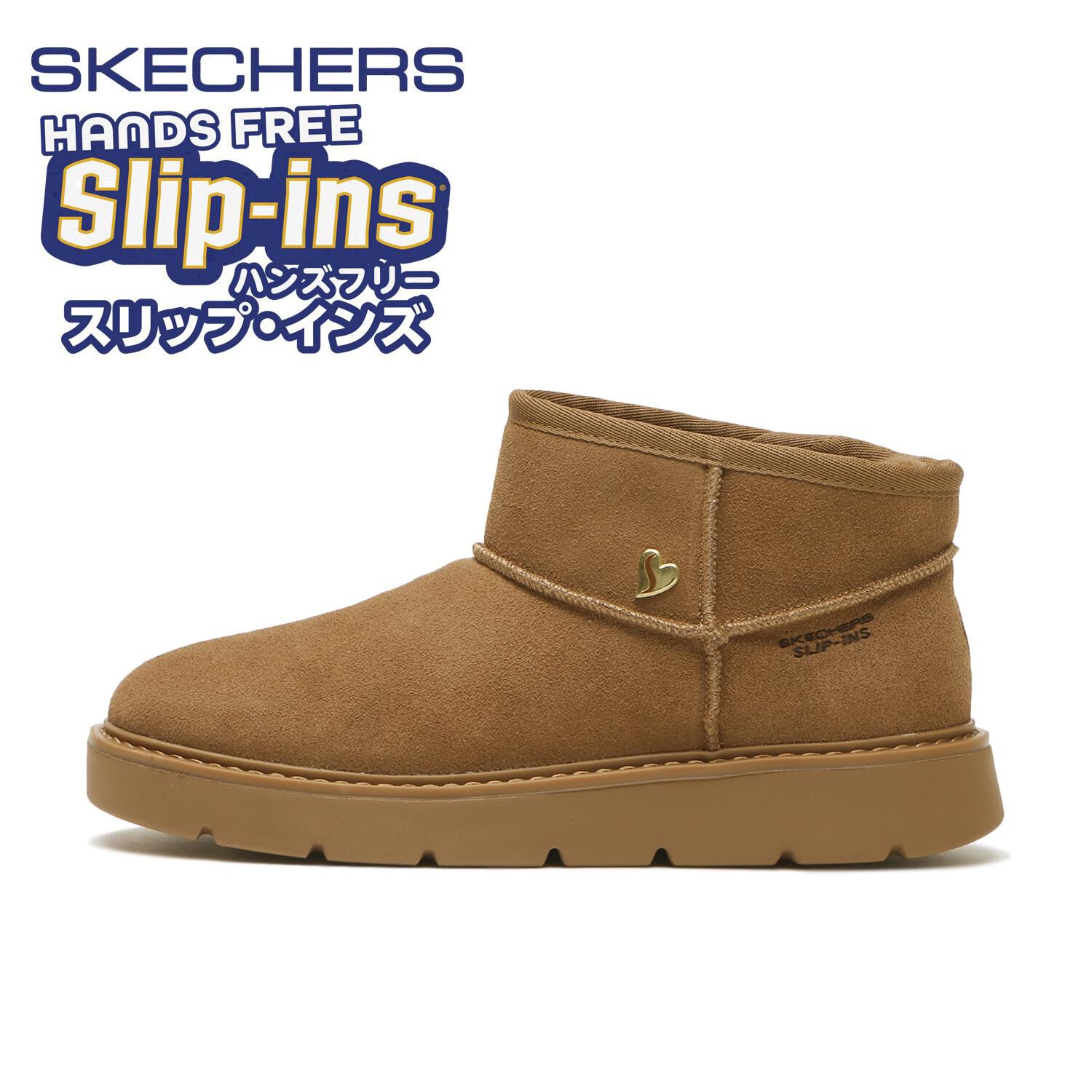 SKECHERS「【SKECHERS】KEEPSAKES COZY-COZY MINI」|スニーカー|カーキ