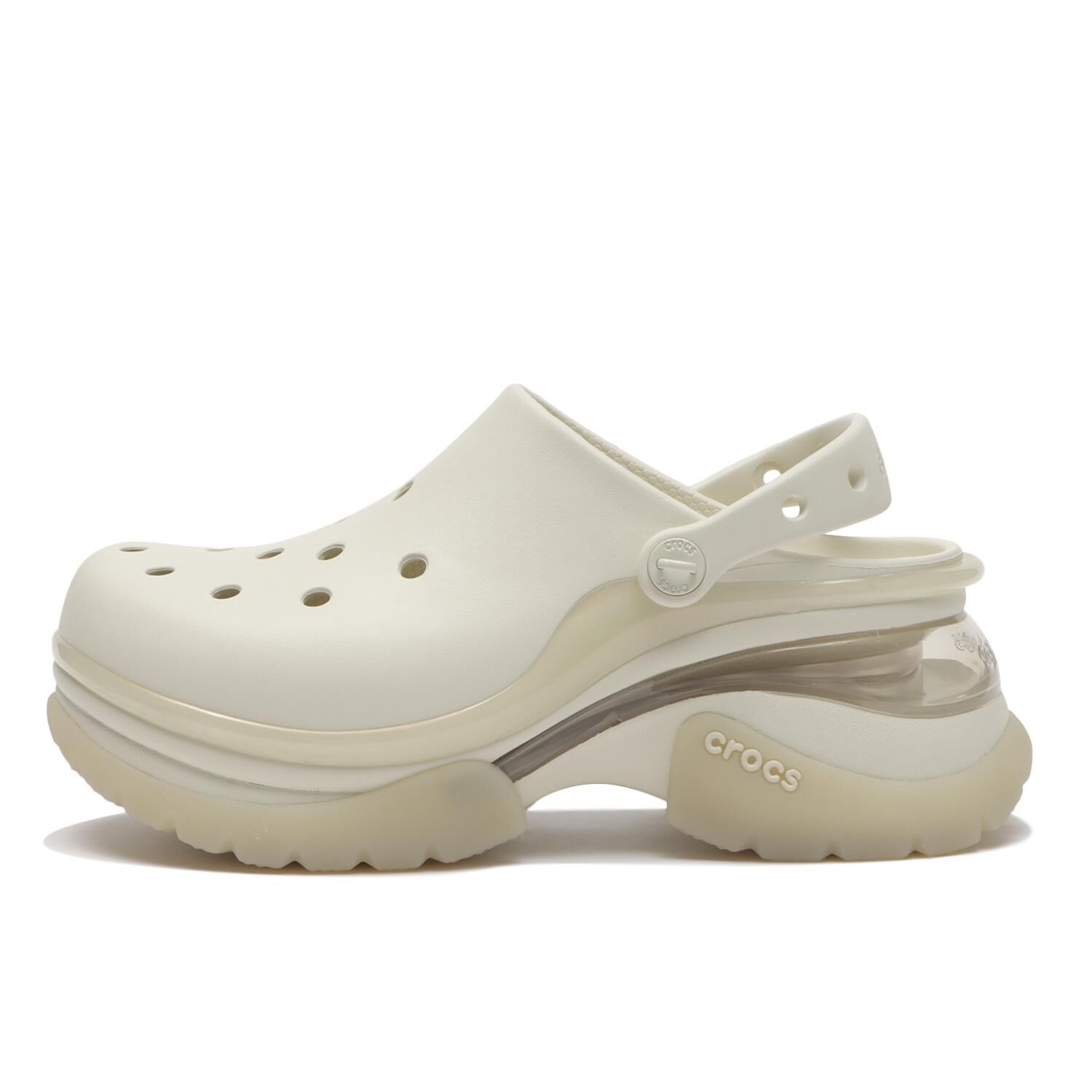 crocs「【crocs】SUPER BAE CLOG W」|サンダル|ホワイト