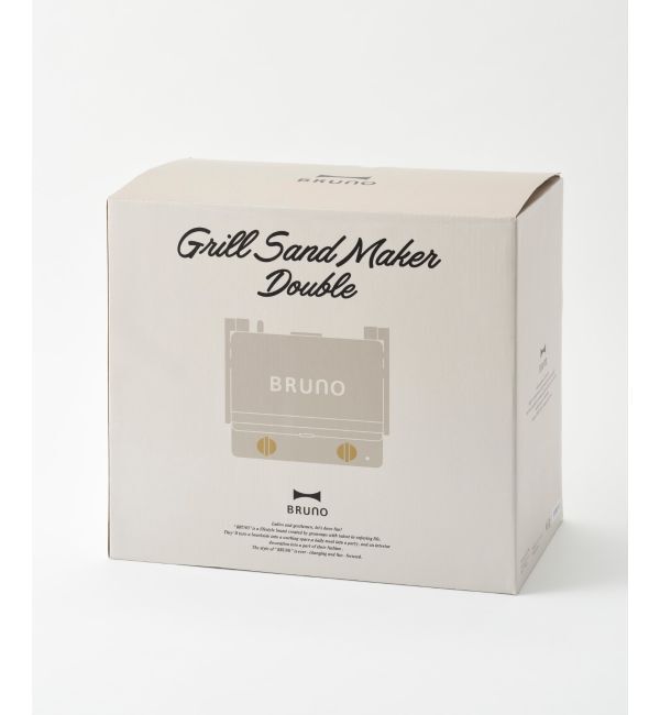 BRUNO「グリルサンドメーカー ダブル」|電化製品|