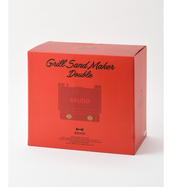 BRUNO「グリルサンドメーカー ダブル」|電化製品|