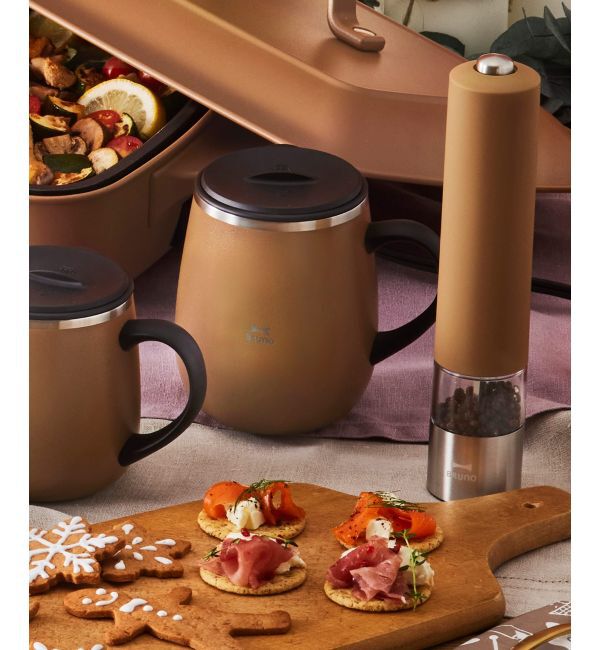 BRUNO「蓋つきステンレスマグ tall」|グラス・マグカップ|