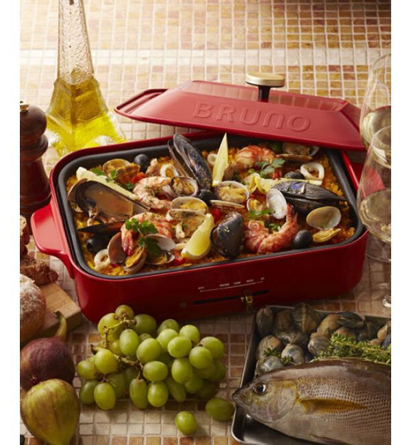 BRUNO「コンパクトホットプレート 平面プレートのみ」|電化製品|