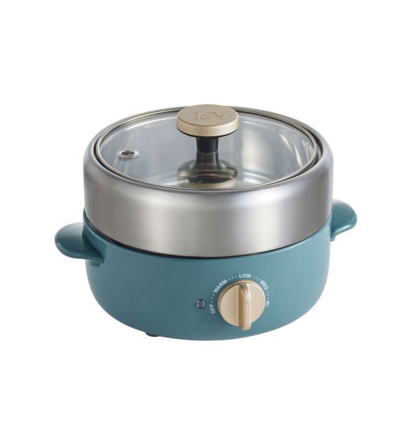 BRUNO「コンパクトマルチグリルポット」|食器・キッチングッズ|ブルー