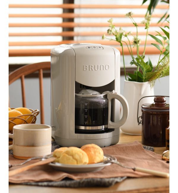 BRUNO「コンパクトミル付きコーヒーメーカー」|電化製品|