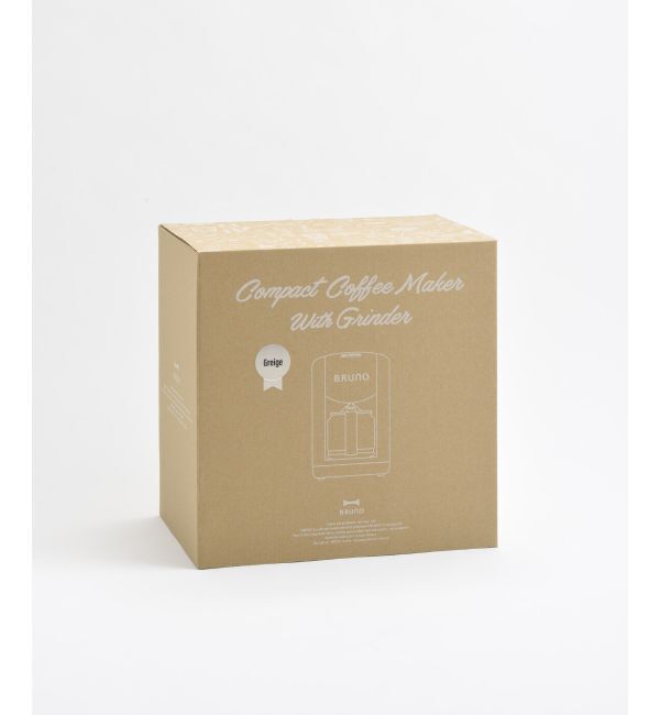 BRUNO「コンパクトミル付きコーヒーメーカー」|電化製品|