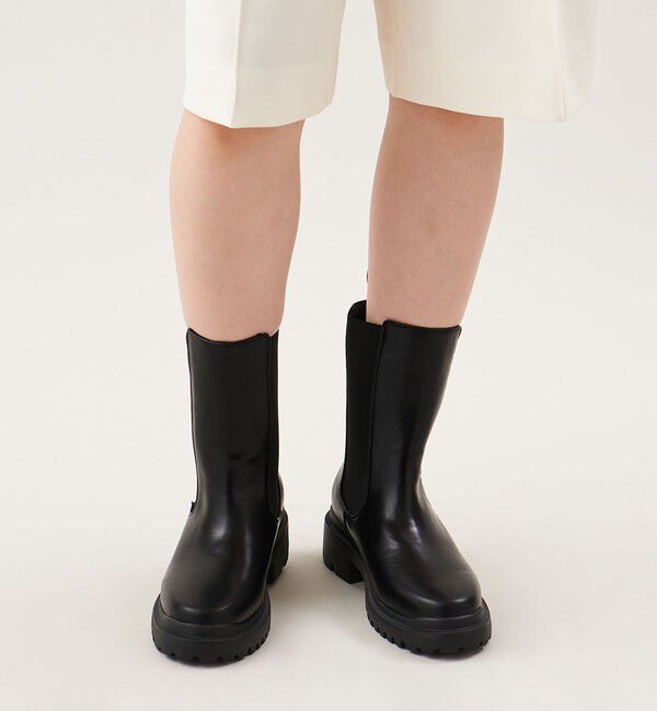 ODETTE E ODILE「ミドルサイドゴア ショートブーツ」|レインシューズ|