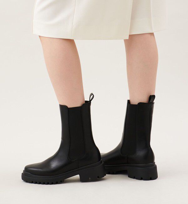 ODETTE E ODILE「ミドルサイドゴア ショートブーツ」|レインシューズ|