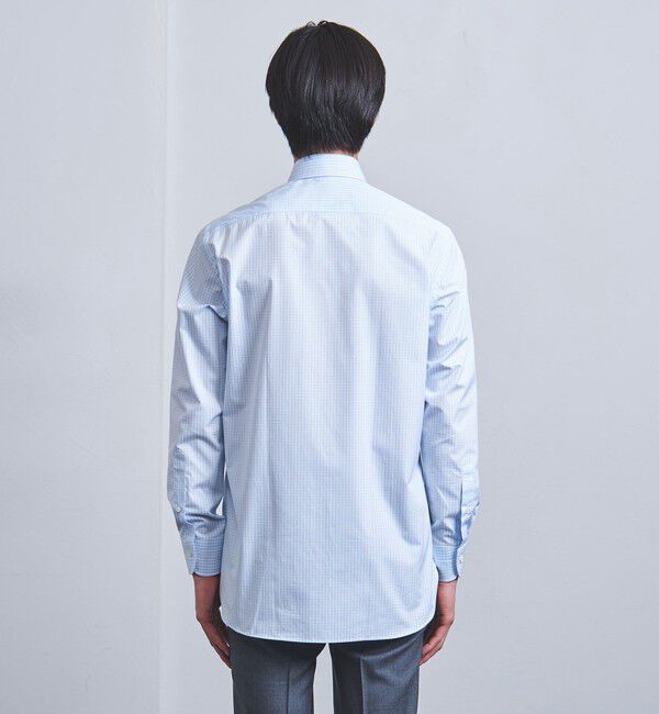 UNITED ARROWS「ALUMO/チェック ワイドカラー シャツ」|シャツ・ブラウス|