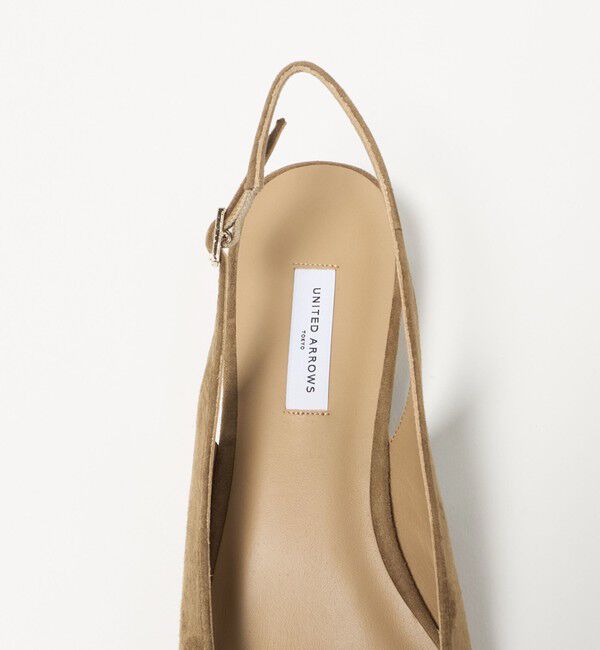 UNITED ARROWS「スエード スリングバック サンダル」|サンダル|
