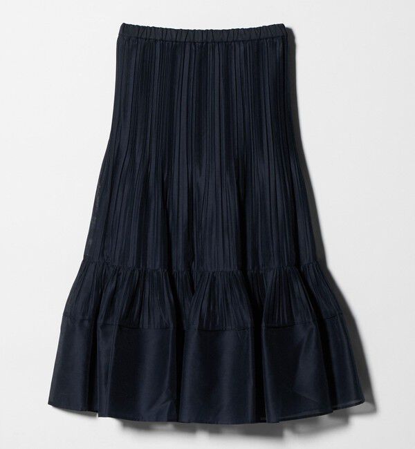UNITED ARROWS「オーガンジー コンスト プリーツスカート」|スカート|