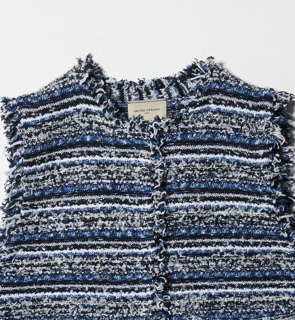 UNITED ARROWS「カラーミックス ツイードライク ベスト」|ベスト・ジレ|