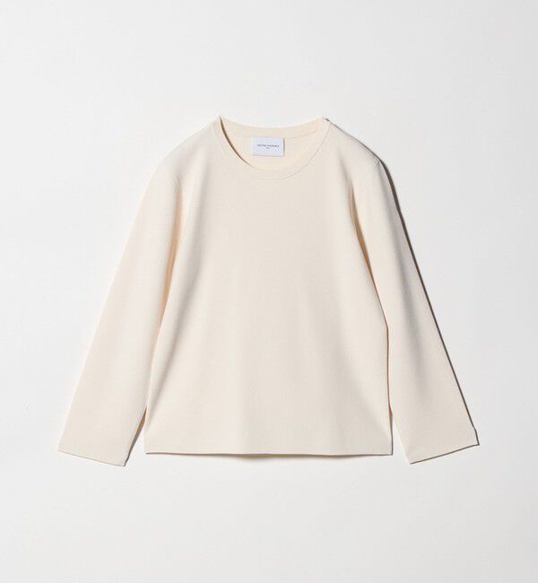 UNITED ARROWS「コンパクト クルーネック ニット ‐ウォッシャブル‐」|ニット・セーター|OFF WHITE