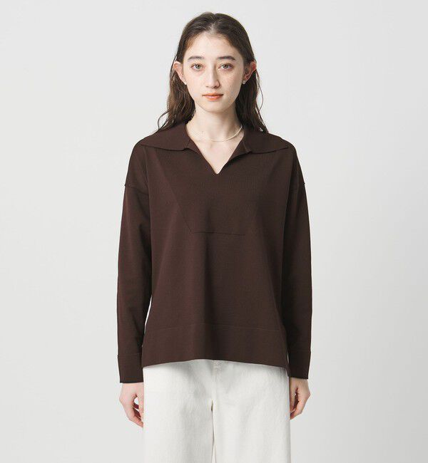 UNITED ARROWS「スキッパー プルオーバーニット」|ニット・セーター|