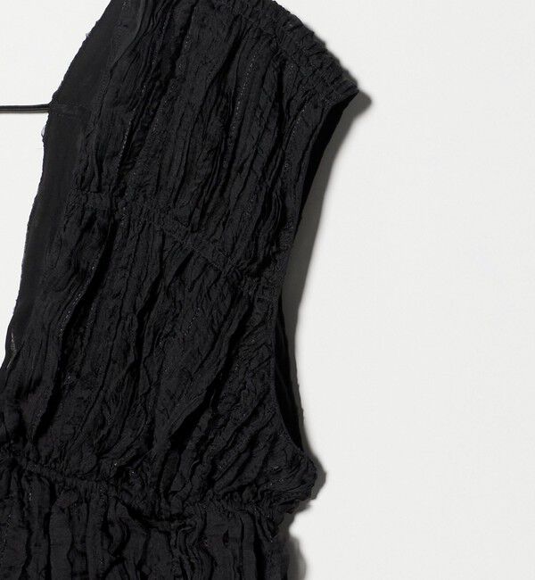 UNITED ARROWS「シャーリング フリル ベスト」|ベスト・ジレ|