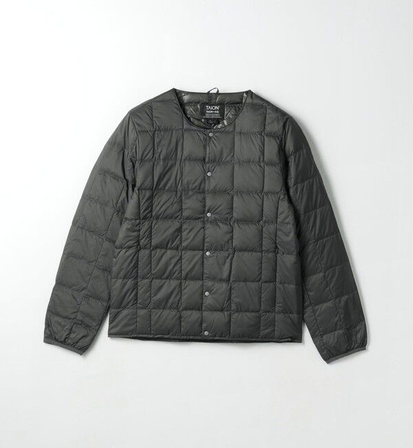 UNITED ARROWS green label relaxing「＜TAION＞ベーシック クルーネック ボタン インナー ダウンジャケット」|ダウン|