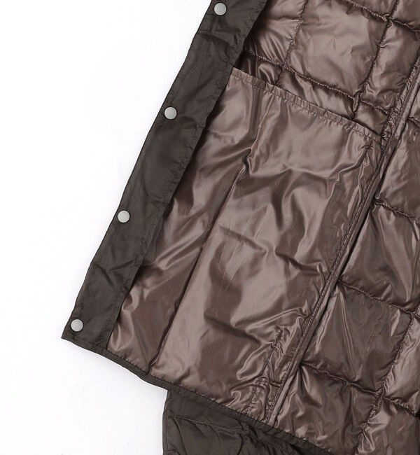 UNITED ARROWS green label relaxing「＜TAION＞ベーシック クルーネック ボタン インナー ダウンジャケット」|ダウン|