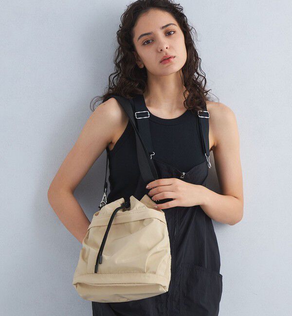 UNITED ARROWS green label relaxing「ハッスイ ポケットドロスト バッグ - はっ水 -」|ショルダー・メッセンジャー|BEIGE