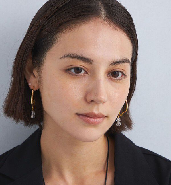 UNITED ARROWS green label relaxing「＜anisotea＞ Wave Hoop ピアス」|ピアス|