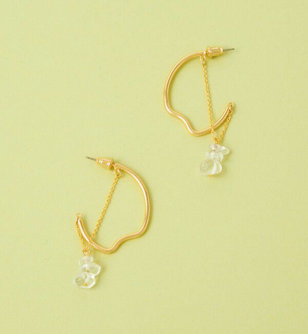 UNITED ARROWS green label relaxing「＜anisotea＞ Wave Hoop ピアス」|ピアス|