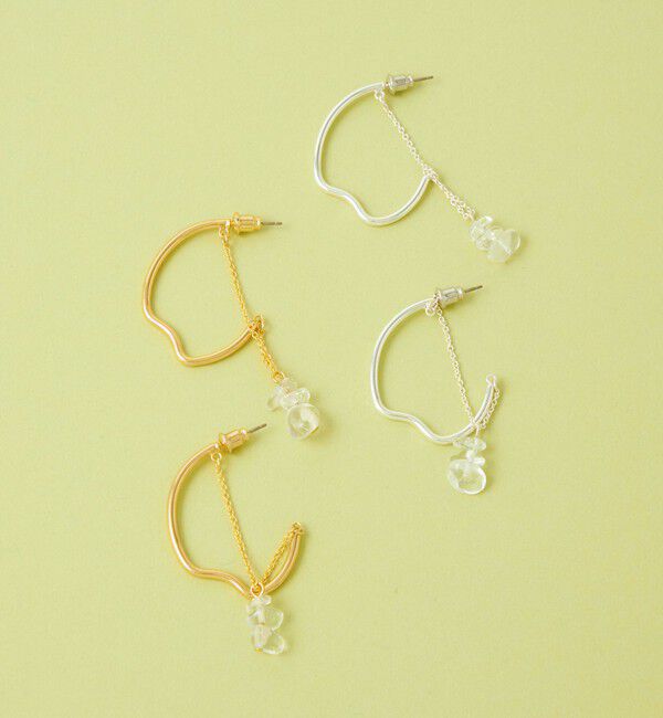 UNITED ARROWS green label relaxing「＜anisotea＞ Wave Hoop ピアス」|ピアス|