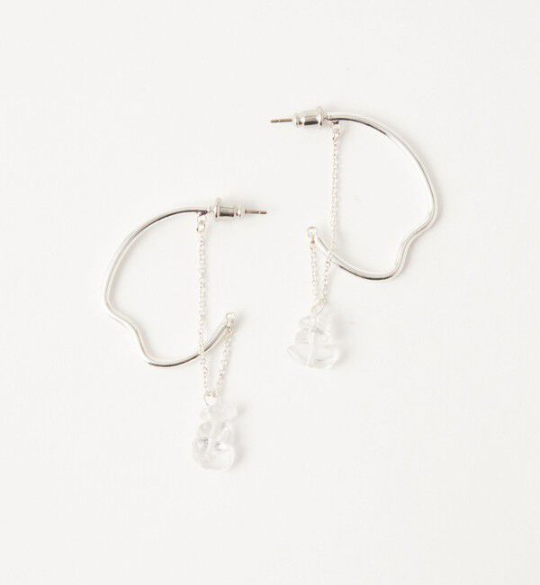 UNITED ARROWS green label relaxing「＜anisotea＞ Wave Hoop ピアス」|ピアス|