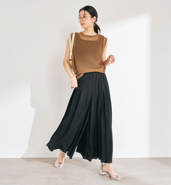 UNITED ARROWS green label relaxing「【WEB限定】＜at ease＞ キュロット パンツ」|キュロット|