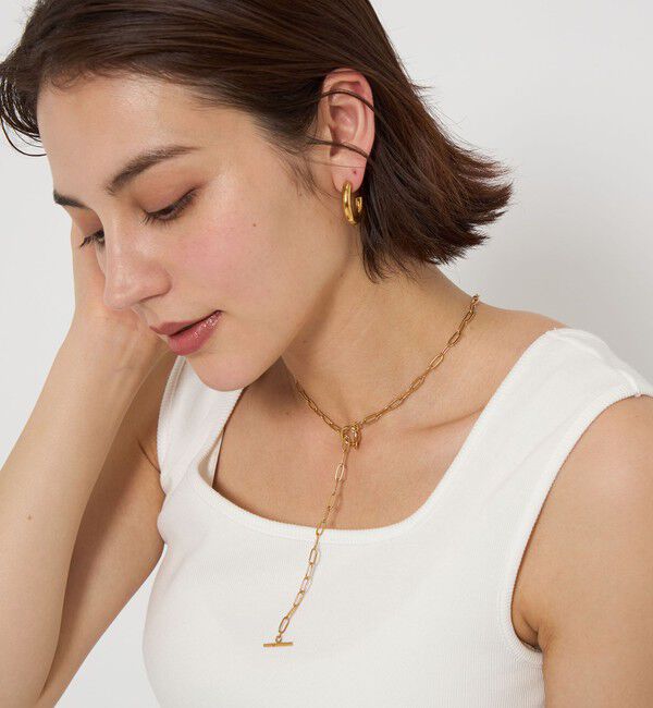 UNITED ARROWS green label relaxing「ステンレス チェーントグル ネックレス」|ネックレス|GOLD