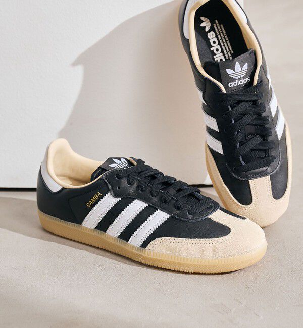 UNITED ARROWS green label relaxing「【国内EXCLUSIVE】＜adidas Originals＞SAMBA OG ブラック スニーカー（22.5-25cm）」|スニーカー|BLACK