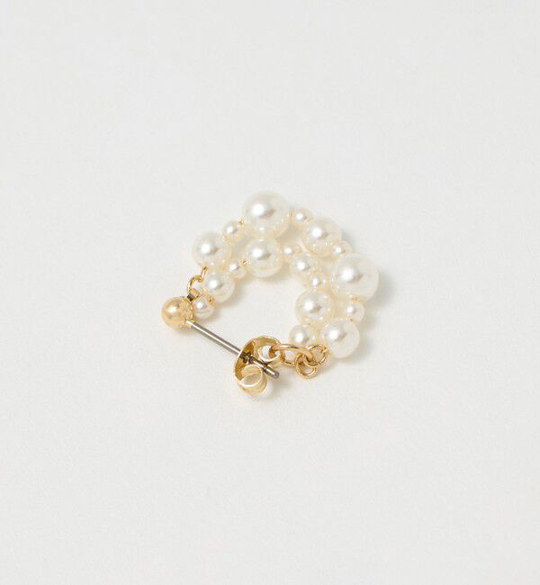 UNITED ARROWS green label relaxing「ミニフェイクパール ピアス」|ピアス|
