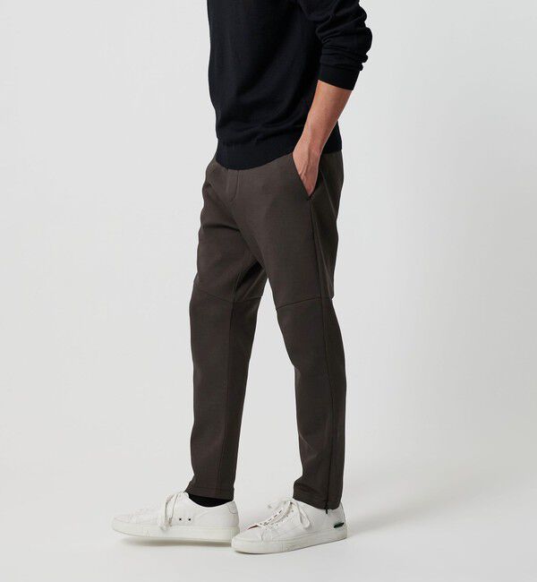 BEAUTY&YOUTH UNITED ARROWS「【WEB限定 WARDROBE SMART】ダブルニット イージーパンツ/セットアップ対応」|チノ|