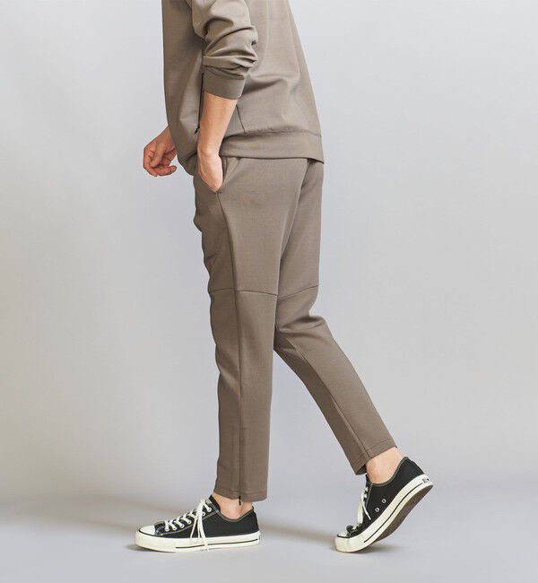 BEAUTY&YOUTH UNITED ARROWS「【WEB限定 WARDROBE SMART】ダブルニット イージーパンツ/セットアップ対応」|チノ|