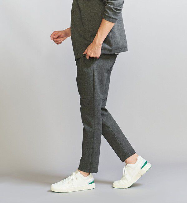 BEAUTY&YOUTH UNITED ARROWS「【WEB限定 WARDROBE SMART】ダブルニット イージーパンツ/セットアップ対応」|チノ|