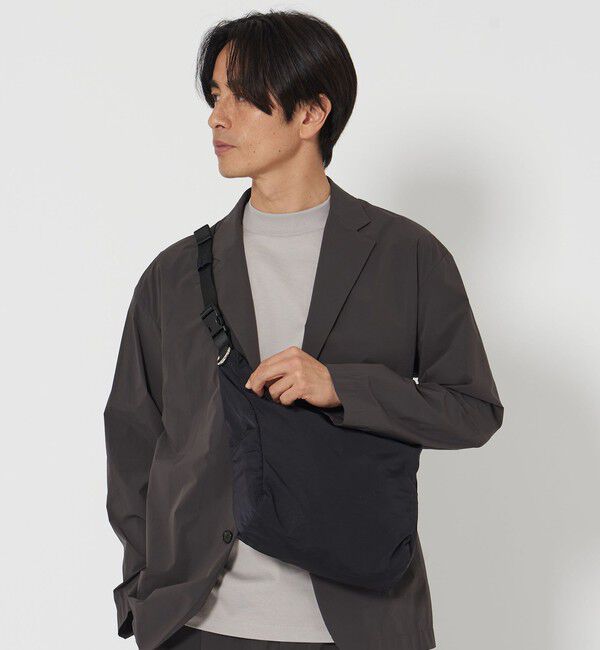 BEAUTY&YOUTH UNITED ARROWS「ライト ナイロン クロス ショルダーバッグ スモール」|ショルダー・メッセンジャー|BLACK