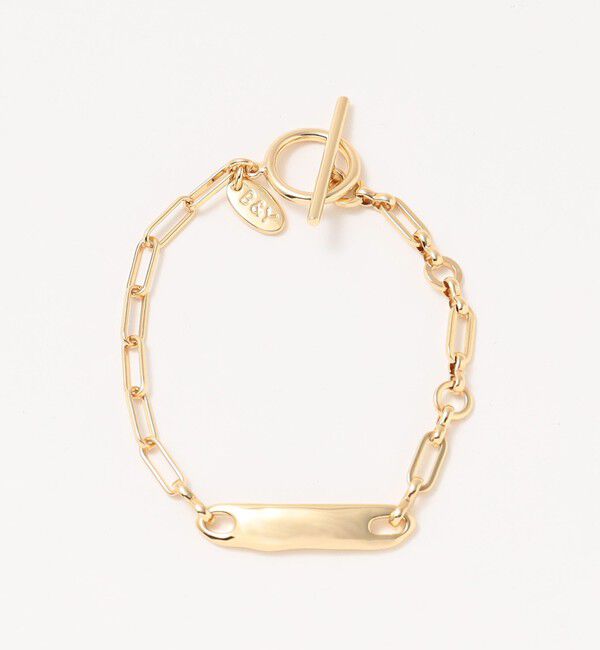 BEAUTY&YOUTH UNITED ARROWS「メタルチェーン&times;ユニークバー ブレスレット」|ブレスレット・バングル|