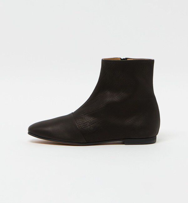 STEVEN ALAN「＜Steven Alan＞ショート フラット ブーツ」|その他|BLACK